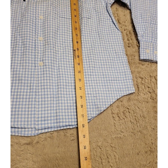 Looney Tunes Embroidered Coyote Plaid Button Down Shirt Vintage Small S NWT - Picture 6 of 9